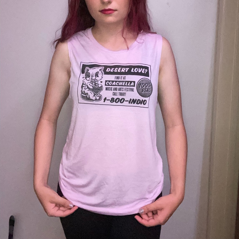 2019 lavender Coachella tank top